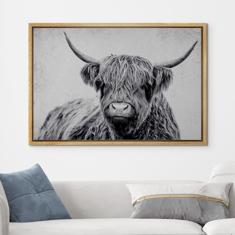 Portrait d'animaux sur fond blanc, H 24 po x l 36 po x P 1,5 po, Cadre naturel