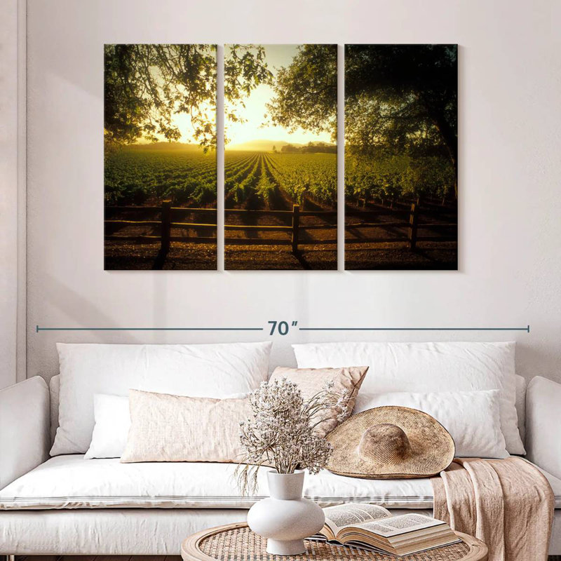 Alvord Oakville Vineyard, 32" H x 50" W
