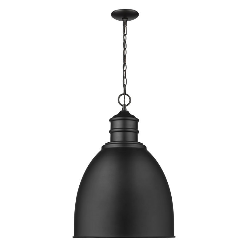 Coster 1 - Light Single Pendant, Matte Black