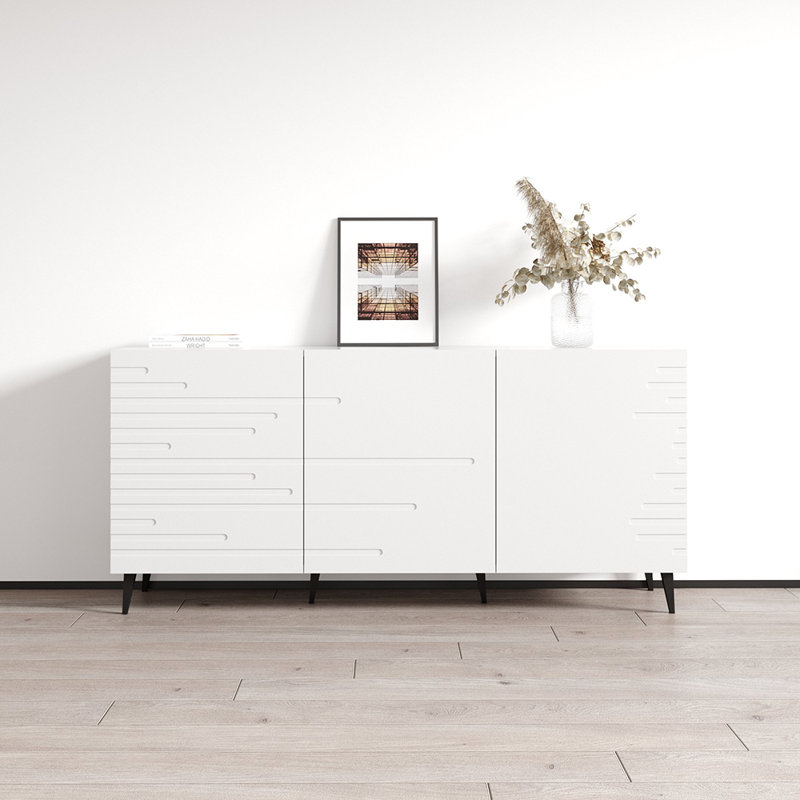 Nova 61" Sideboard with Matte Finish, White