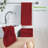 Elegant Comfort 100% Turkish Cotton 4-Piece Towel Set – Ultra Soft, Highly Absorbent, Quick Dry Bathroom Towels-127960146