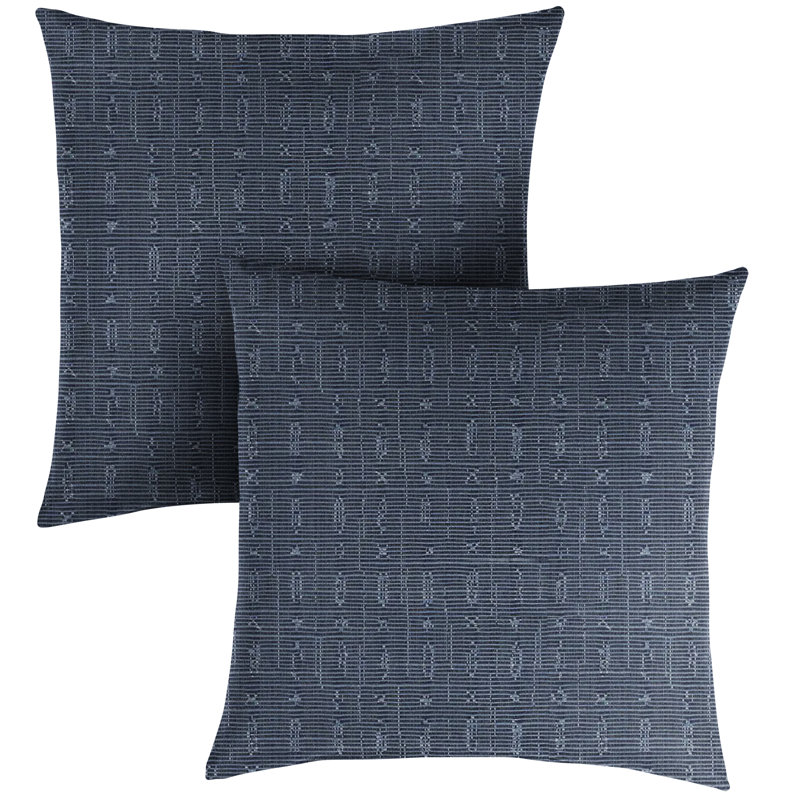 Dartford Geometric Sunbrella® Indoor/Outdoor Throw Pillow, 16" x 16"