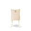 L'ensemble 6 pièces de table et chaises de cuisine comprend une table de salle à manger rectangulaire et 4 chaises rembourrées en tissu de polyester avec un banc, 36 x 60 pouces, lin blanc-738434658-738434668