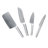BergHOFF 5pc Santoku Knife Set with Sharpener