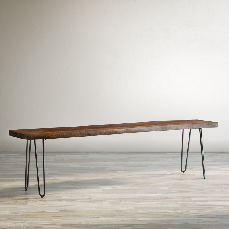 Banc en bois Hayara, Châtaigne