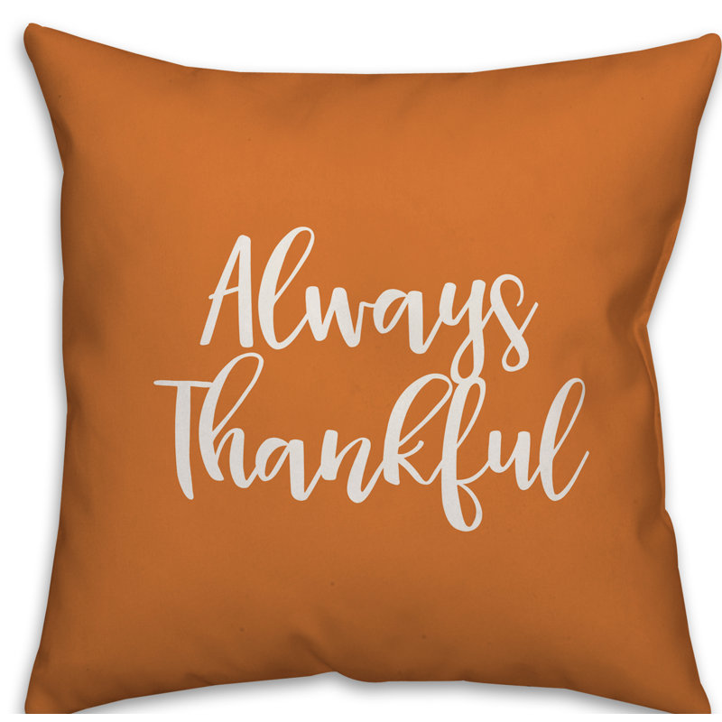 Reversible Pillow Cover, Orange, Pillow Cover
