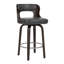 Tabouret de bar et de comptoir pivotant en similicuir-175145999
