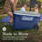 62QT Insulated Portable Rolling Cooler with Wheels-116281836