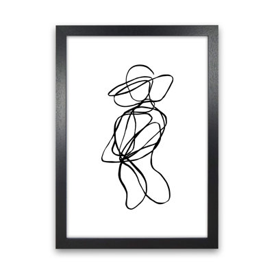 Tangled Lines Female5 by Planeta444 - No Frame Print