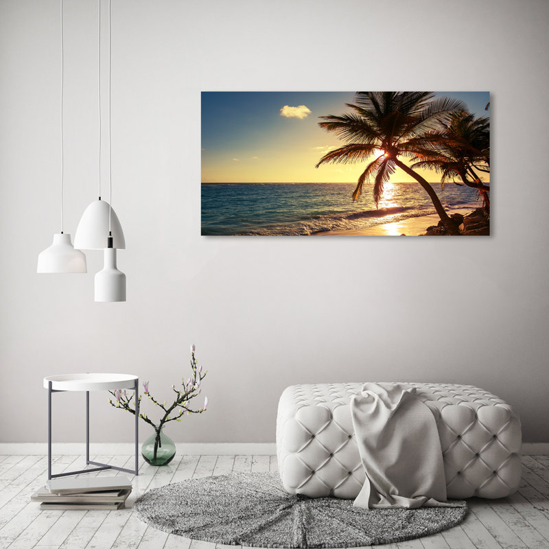 Tropical Beach - Wrapped Canvas Print