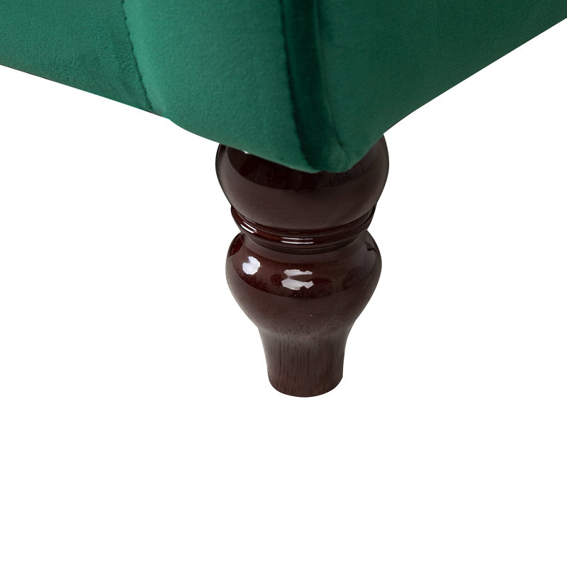 Pittsfield Velvet Sofa, Emerald Green