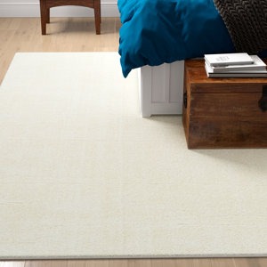 Asfand Machine Woven Cream Area Rug