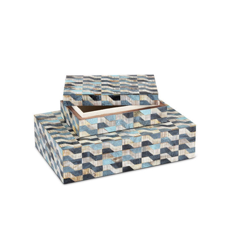 Ezra 2 - Piece Ezra Decorative Box Set