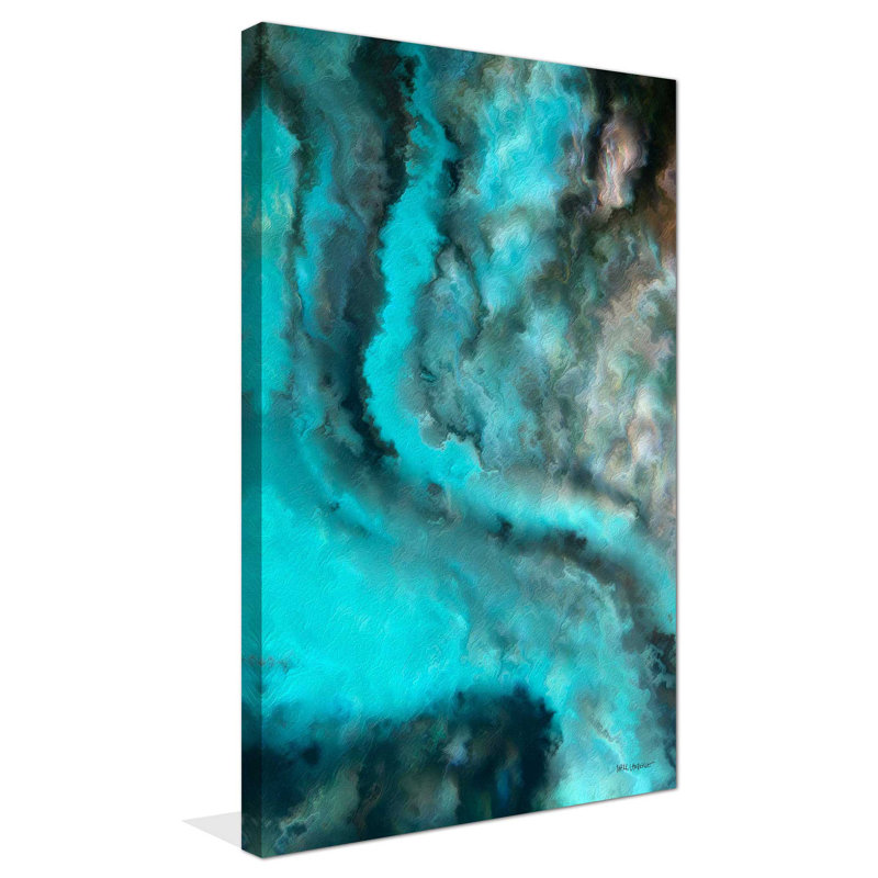 «Job Breaking Up The Storm» par Mark Lawrence - travail 26:12, H 60 po x l 36 po x P 1,5 po, Toile tendue