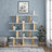Jayvianna 53.9" H x 51.6" W Modern Geometric Bookcase-2044407956