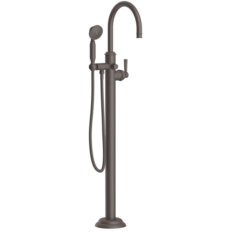 Exposed Tub And Hand Shower Set - Free Standing, Oil Rubbed Bronze