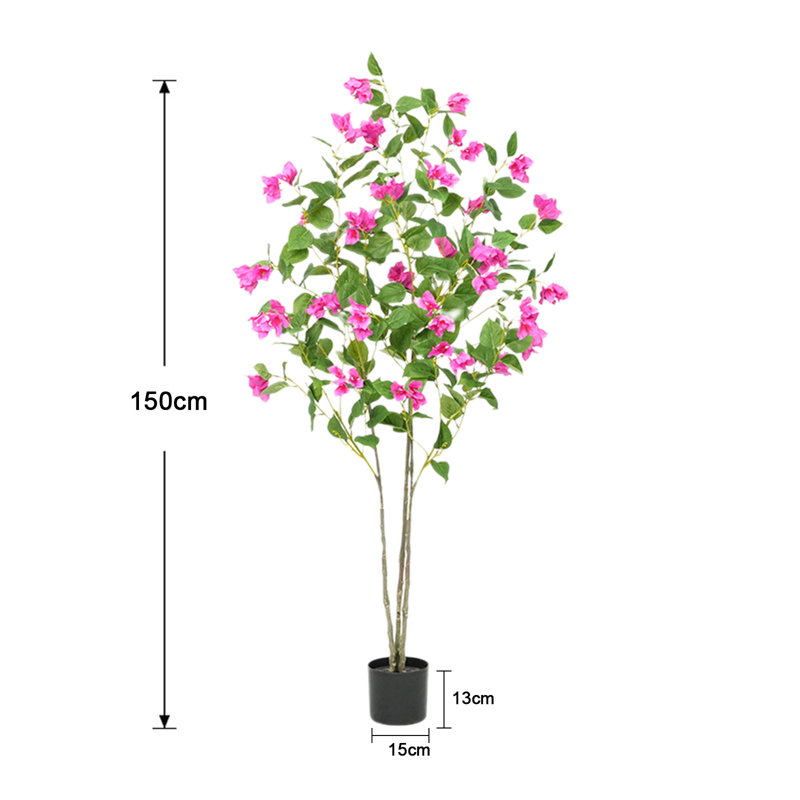 Caisen Faux Tree, 150cm H x 15cm W x 15cm D