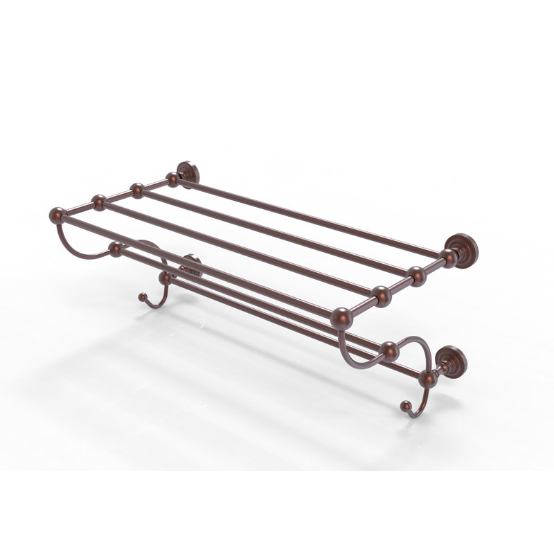 Marchmont Metal Bracket Shelf, Matte Gray, 12" H x 36" W x 14" D