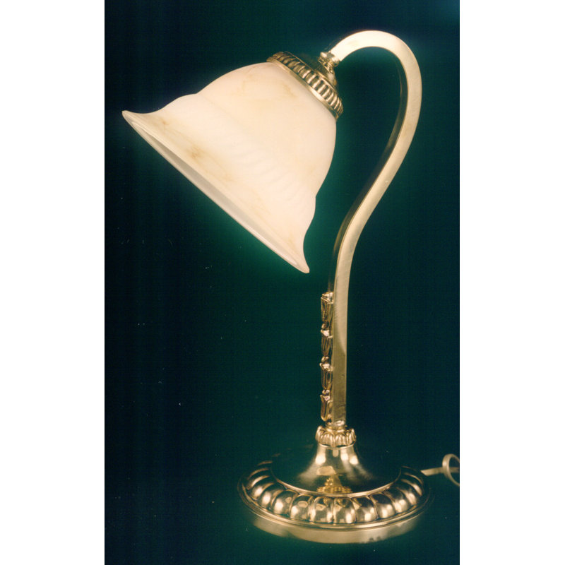 Crandell Metal Table Lamp, French Gold