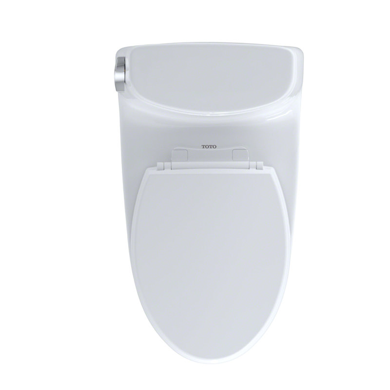 UltraMax® II 1.28 GPF (Water Efficient) Elongated One-Piece Toilet (Seat Included), Cotton, Left-Hand