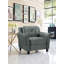 Fauteuil Ibiza 35,4" de large en microfibre, accoudoirs roulés et dossier rembourré-61009415