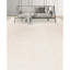 Wool Geometric Area Rug in Cream
