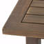 Table d'appoint d'extérieur en bois d'acacia