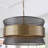 4 - Light Dimmable Drum Chandelier