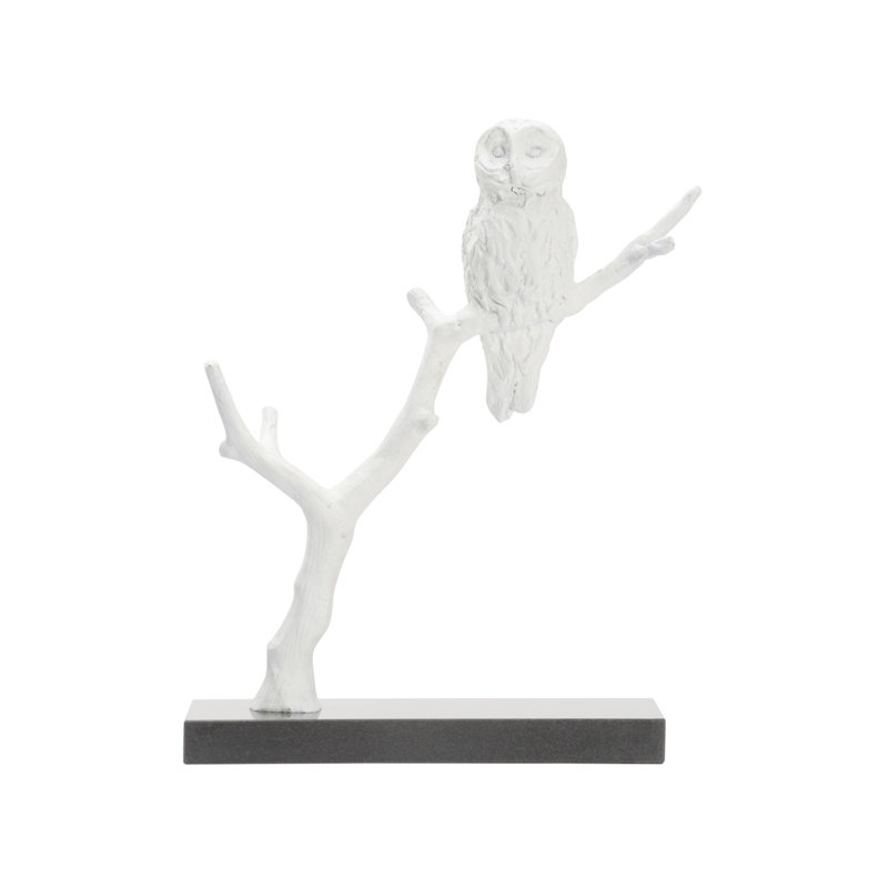Bog Figurine, Matte White/Black