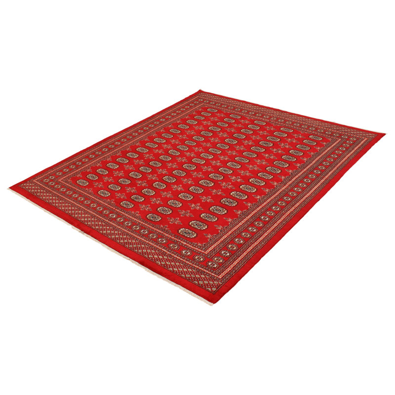 Tapis rouge foncé Finest Peshawar Bokhara 7 pi 11 po x 9 pi 4 po