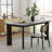 33.5"W×30"H Wood Dining Table Kitchen Table with 4 Legs-39408986-39408985