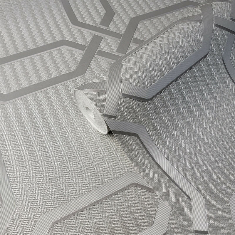 Papier peint géométrique Hexagon Trellis