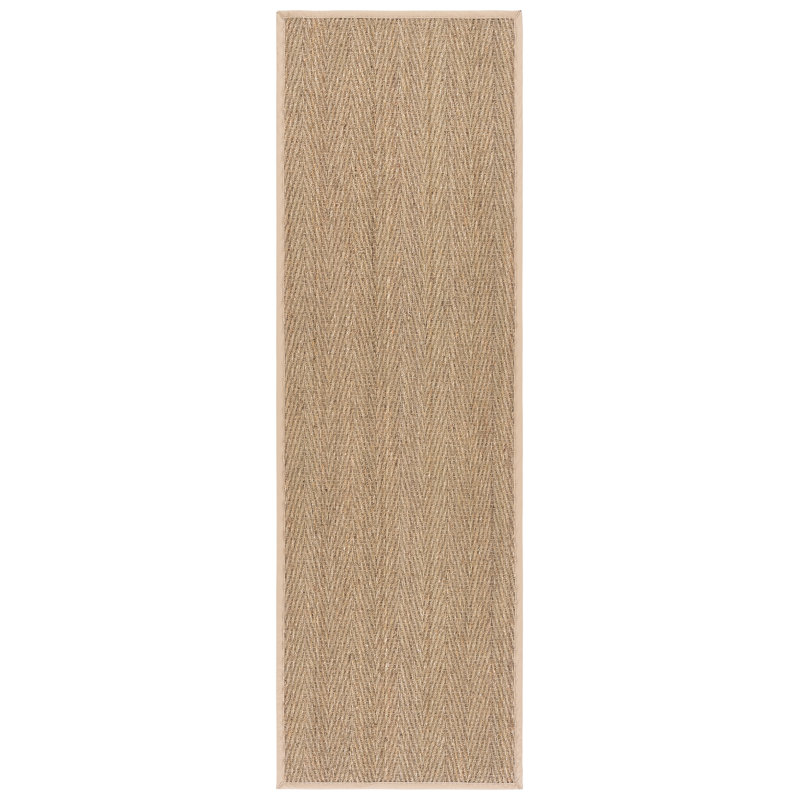 Tapis de couleur unie performance naturelle, Tapis de couloir 2 pi 6 po x 8 pi