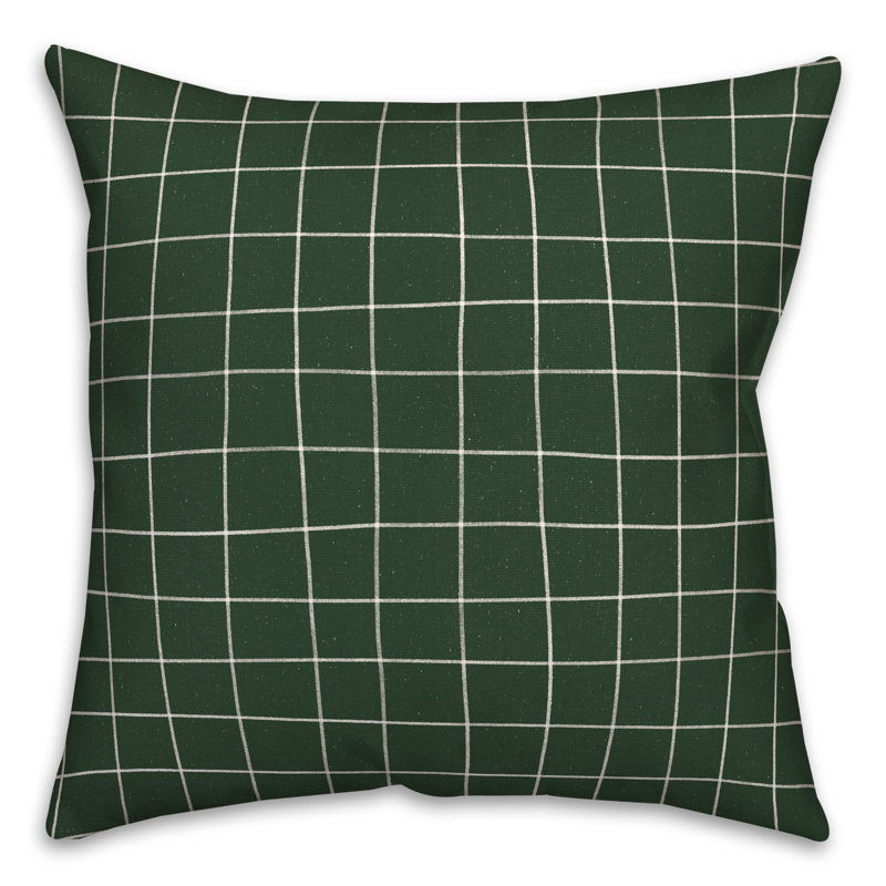  Grid Square Pillow Cover & Insert