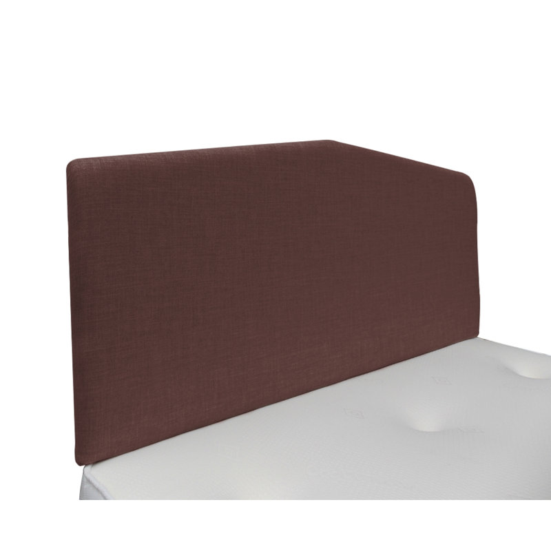 Burchett Upholstered Headboard, Small Double (4'), Silver, Naples Velvet