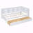 Wooden Twin Size DayBed with 2 Drawers-1010034874