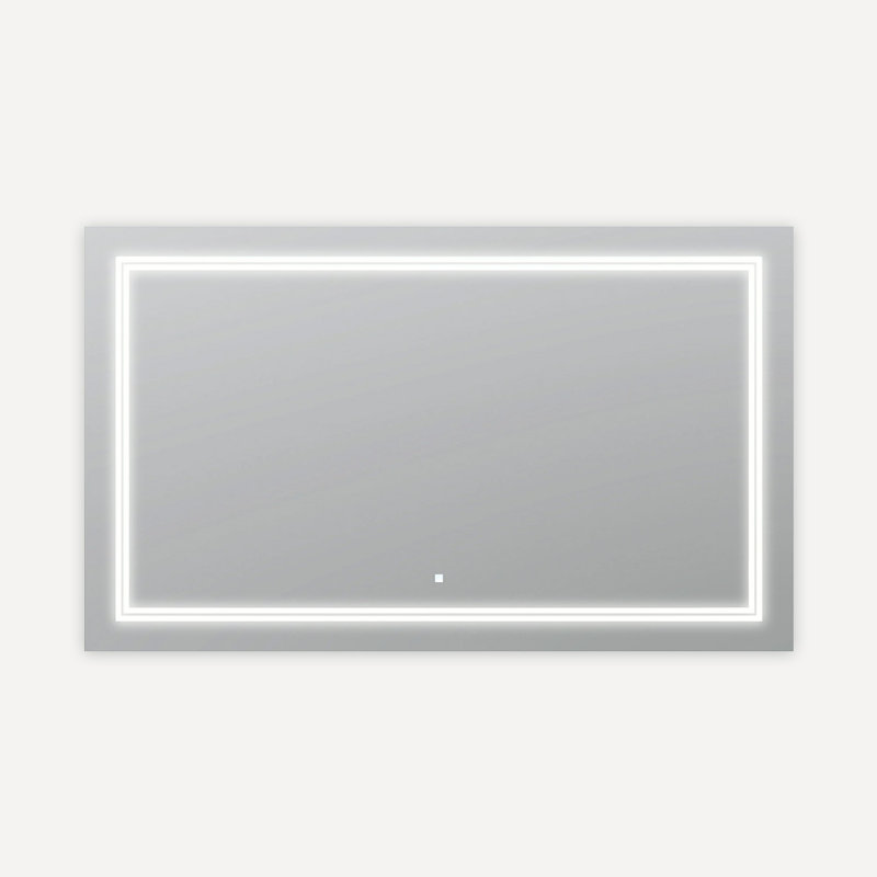 Soho Sleek LED Lighted Bathroom Mirror 72"x36" with Defogger and Dimmable Ambience
