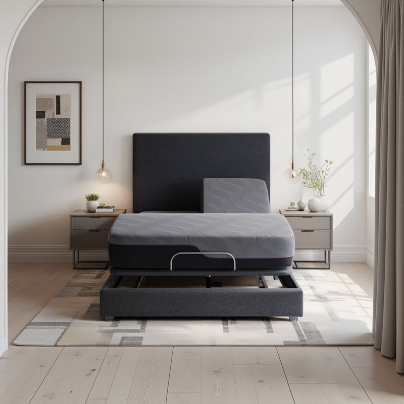 Marcela 11" Firm Cooling Fast Responding Latex Foam Mattress, Split King