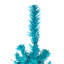 Pre-Lit Medium Artificial Pine Christmas Tree - Turquoise - Clear Lights-1473470587