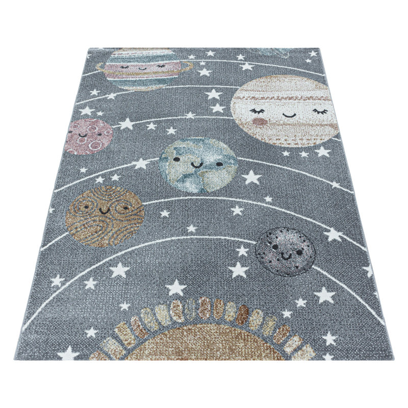 Turnage Abstract Flatweave Area Rug, Rectangle 160 x 230cm