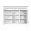 Meuble-lavabo 36 po avec armoire à pharmacie, armoire à miroir moderne avec tablette réglable, armoire de rangement pour salle de bain à 4 tiroirs, armoire de rangement avec cadre en bois massif