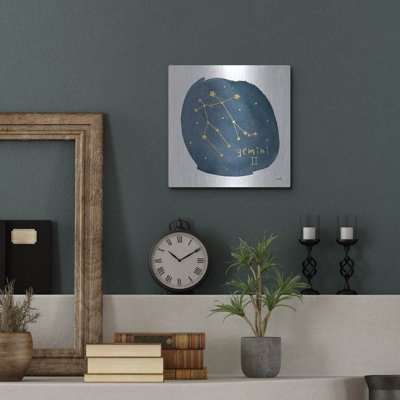 'Horoscope Gemini' by Moira Hershey Metal Wall Art