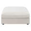 Canapé d'angle en L 6 pièces Rhette Beige, capitonné, avec coussins réversibles et coussins décoratifs