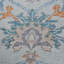 Tapis bleu et ivoire de haute qualité noué à la main
