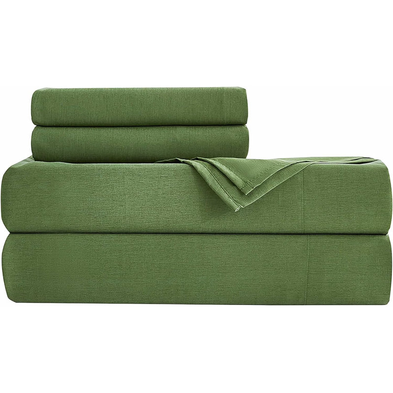 Charisma Tencel Modal Cooling Sheet Set, Forest Green, California King
