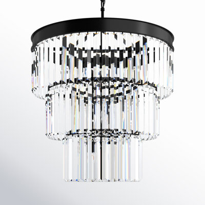 Pruitt 10 - Light Dimmable Tiered Chandelier