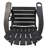 Dontee Wood Foldable Outdoor Adirondack Chair-424331538