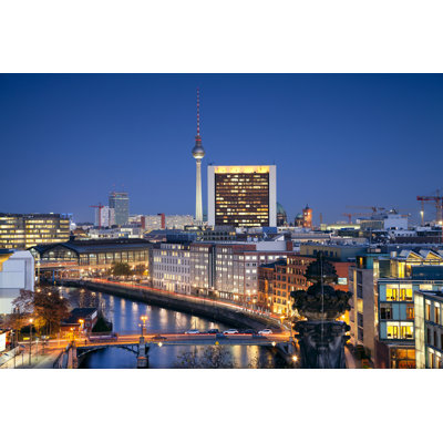 Berlin by RudyBalasko - Wrapped Canvas Print