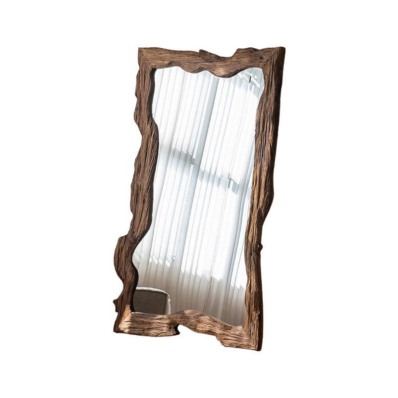 Free Form Solid Wood Full Length Mirrors, 74.8" H x 41.34" W