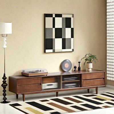 American style solid wood TV cabinet